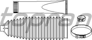 Комплект пылника, рулевое управление