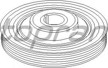 Ременный шкив, коленчатый вал