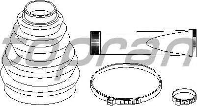 Комплект пылника, приводной вал