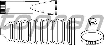 Комплект пылника, рулевое управление
