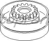 Натяжной ролик, поликлиновой  ремень