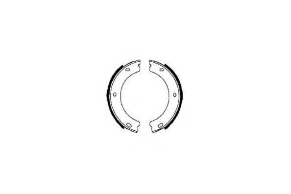 Комплект тормозных колодок, стояночная тормозная система