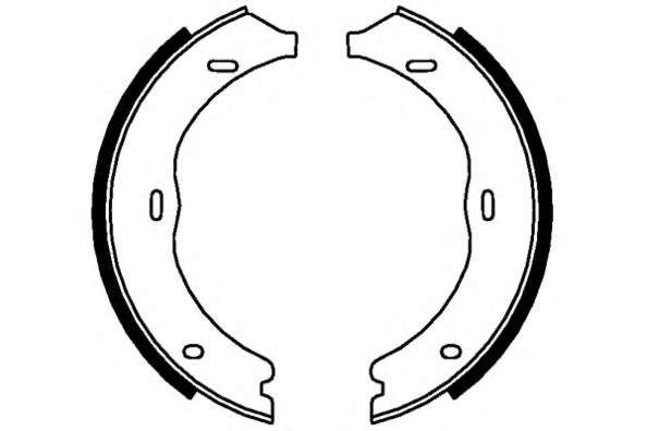 Комплект тормозных колодок. Комплект тормозных колодок, стояночная тормозная система
