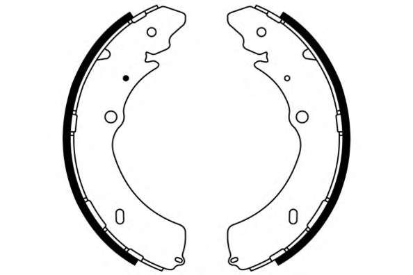Комплект тормозных колодок. Комплект тормозных колодок, стояночная тормозная система