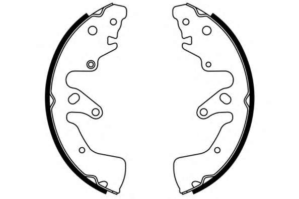 Комплект тормозных колодок. Комплект тормозных колодок, стояночная тормозная система