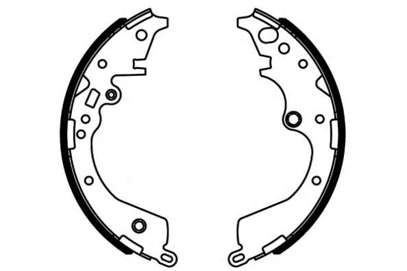 Комплект тормозных колодок. Комплект тормозных колодок, стояночная тормозная система