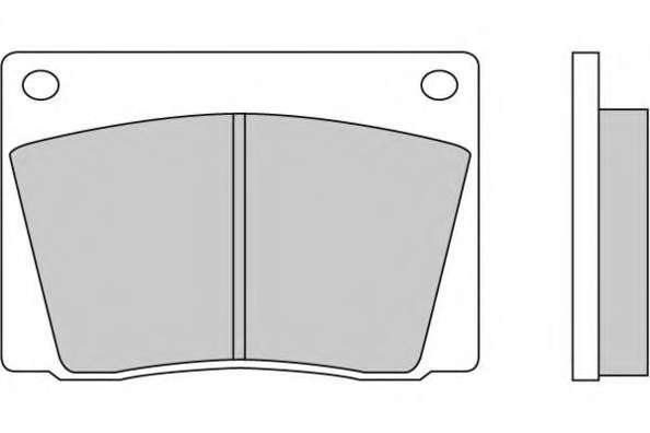 Комплект тормозных колодок, дисковый тормоз