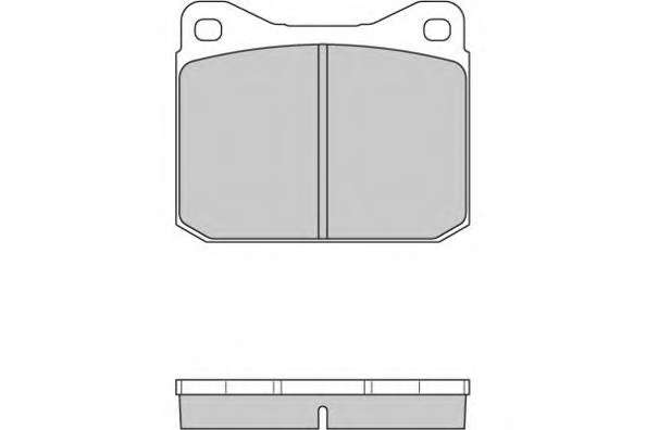 Комплект тормозных колодок, дисковый тормоз