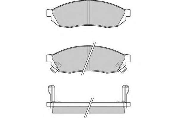 Комплект тормозных колодок, дисковый тормоз