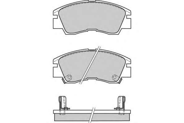 Комплект тормозных колодок, дисковый тормоз