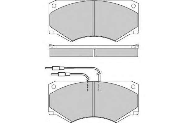 Комплект тормозных колодок, дисковый тормоз