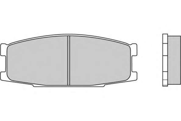 Комплект тормозных колодок, дисковый тормоз