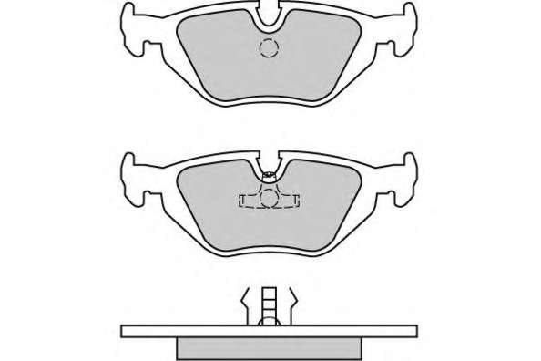 Комплект тормозных колодок, дисковый тормоз