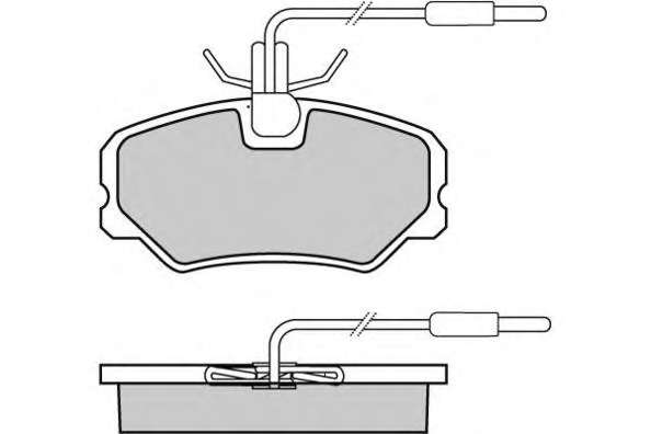 Комплект тормозных колодок, дисковый тормоз