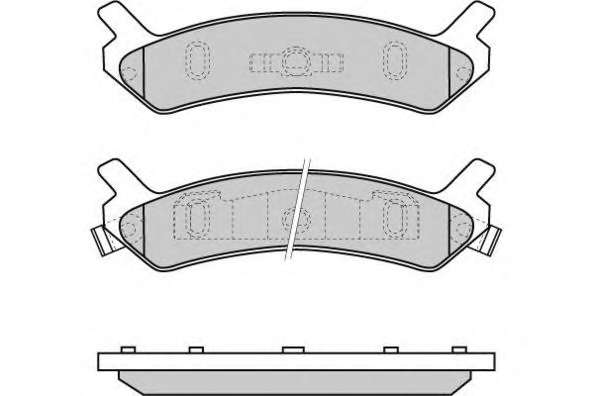 Комплект тормозных колодок, дисковый тормоз