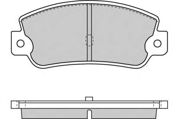 Комплект тормозных колодок, дисковый тормоз