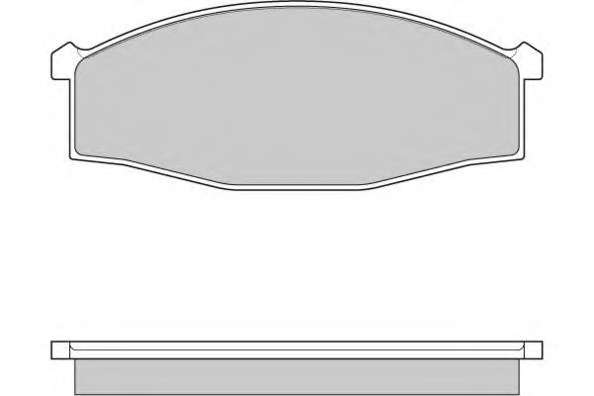 Комплект тормозных колодок, дисковый тормоз