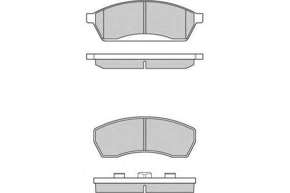 Комплект тормозных колодок, дисковый тормоз