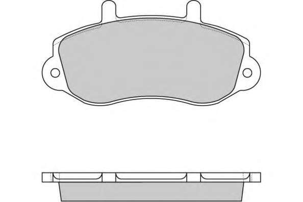 (R15)Гальмівні колодки дискові перед. Opel/Renault Movano/Master T28/Master T33/Master T35/Master