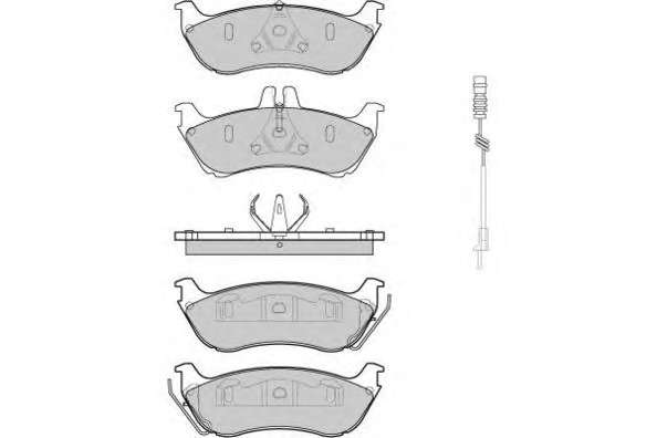 Комплект тормозных колодок, дисковый тормоз