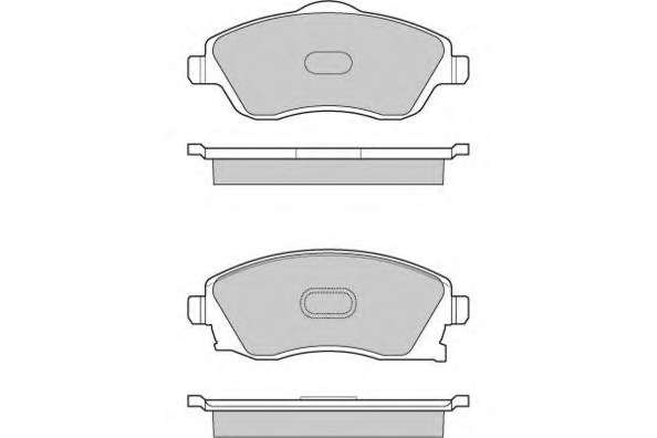 Комплект тормозных колодок, дисковый тормоз