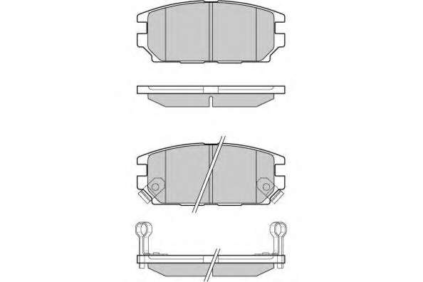 Комплект тормозных колодок, дисковый тормоз