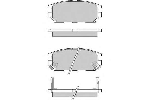 Комплект тормозных колодок, дисковый тормоз