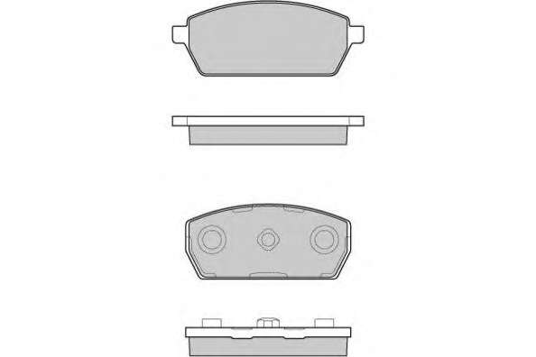 Комплект тормозных колодок, дисковый тормоз