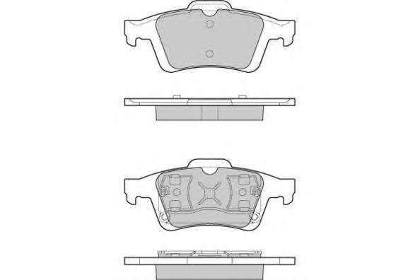 Гальмівні колодки, дискове гальмо (набір)