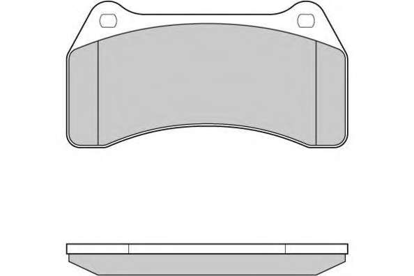 Комплект тормозных колодок, дисковый тормоз