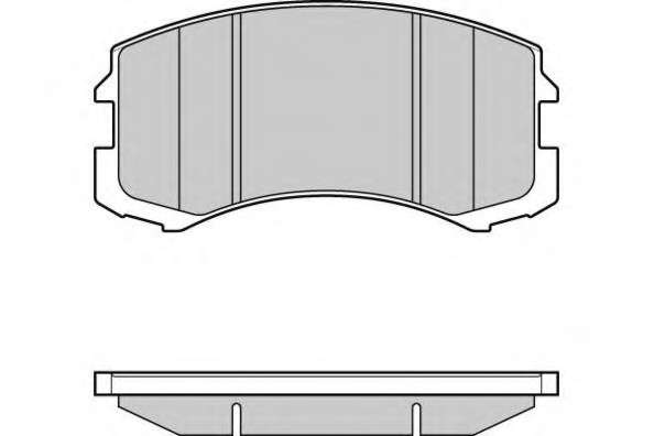 Комплект тормозных колодок, дисковый тормоз