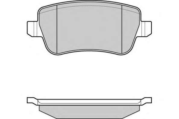 Комплект тормозных колодок, дисковый тормоз