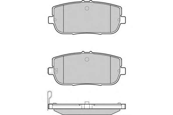 Комплект тормозных колодок, дисковый тормоз