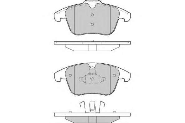 Гальмівні колодки дискові  перед. Ford Galaxy 06-, Mondeo 07-, Volvo S80,V70