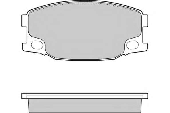 Комплект тормозных колодок, дисковый тормоз