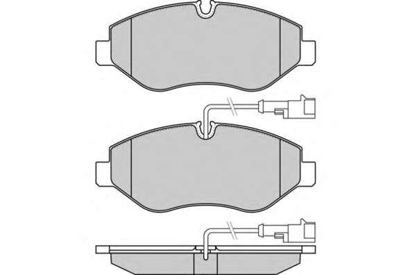Комплект тормозных колодок, дисковый тормоз