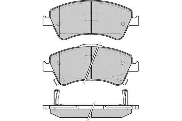 Комплект тормозных колодок, дисковый тормоз