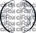 Комплект тормозных колодок