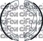 Комплект тормозных колодок