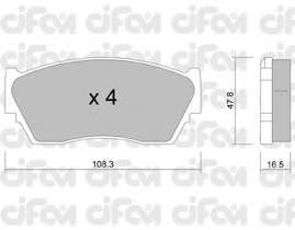 Гальмівні колодки пер. Sunny/100NX 90-96