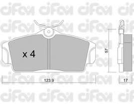 Гальмівні колодки пер. Nissan Almera 00-/Primera 91-02 (TRW)