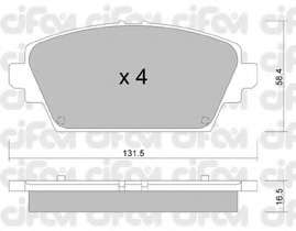 Гальмівні колодки пер. Nissan Primera 02- (TRW)