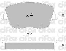 Гальмівні колодки пер. VW Polo 02-/Skoda Fabia 99-14 (TRW)