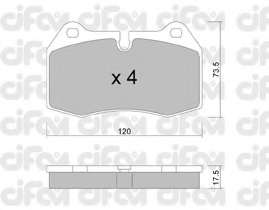 Гальмівні колодки пер. BMW 5(E39)/7(E38) 96-04 (brembo)
