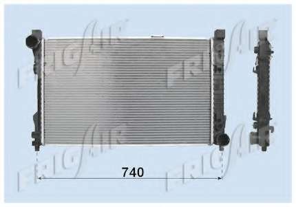 Радиатор, охлаждение двигателя