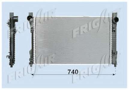 Радиатор, охлаждение двигателя