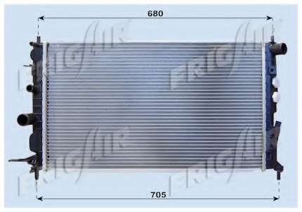 Радиатор, охлаждение двигателя
