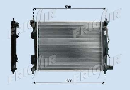 Радиатор, охлаждение двигателя