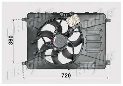 Вентилятор, охлаждение двигателя