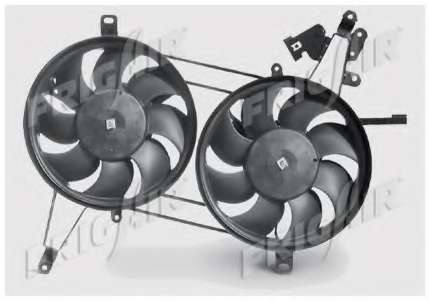 Электродвигатель, вентилятор радиатора